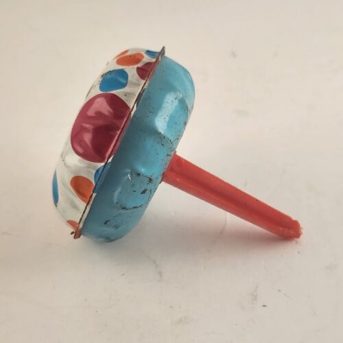 Kirchhof Tin Noise Maker Rattler and Clown Clapper 1950's USA