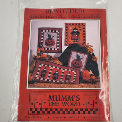 Lot of 8 Applique Quilting Cross-Stitch Patterns & Booklets for Sewing Projects