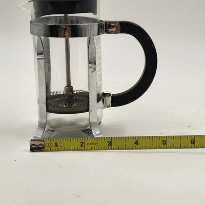 Bodum Chambord French Press 12oz 8-Cup Coffee Maker Black Clear 7.5" Original