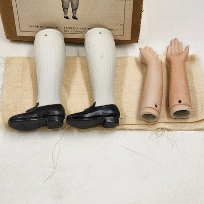 George Washington Doll Kit by Yield House Inc Head Arms Legs Fabric and Pattern