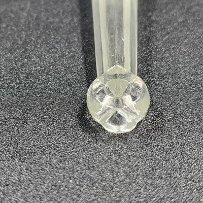 12 Rock Icicle Spear Drop Chandelier Crystals 3.2" Glass Prisms
