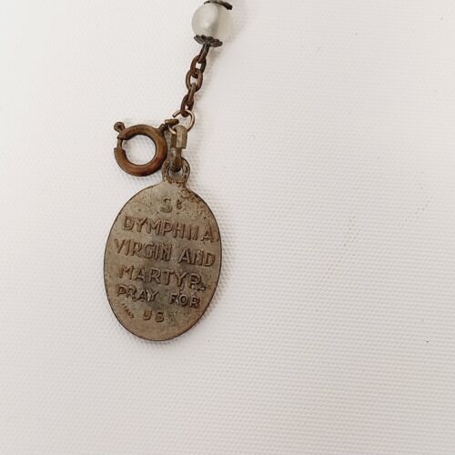 3 Religious Jewelry Jesus Cross Pendant Pin Bracelet Vintage 1950s Era