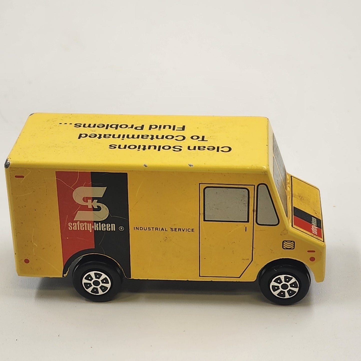 Ralstoy 22 SAFETY-KLEEN Yellow Diecast Metal Box Toy Car Delivery Van Truck USA