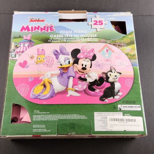 Disney Junior Minnie Mouse Foam Puzzle Mat 25pc w/ Daisy Duck