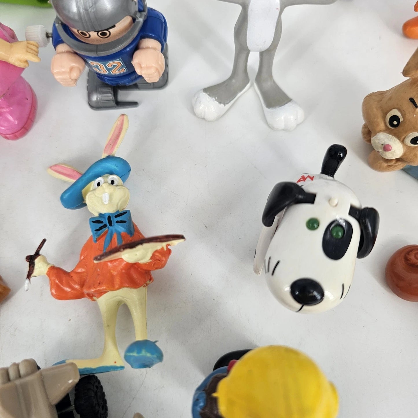 Mini Toy Lot 25 Pc Disney Peanuts Smurfs McDonalds Tomy Micropets Pony Vintage