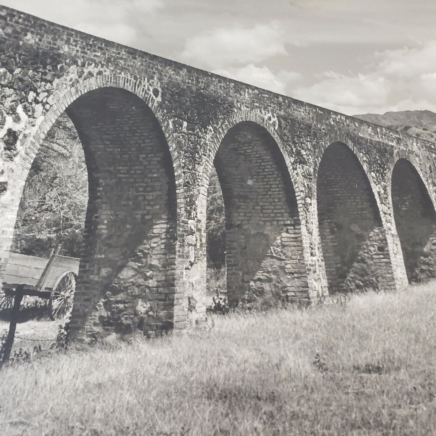 2 Arched Bridges & City Scene Photographs Each 20x16" Unframed 2 on Poster Board