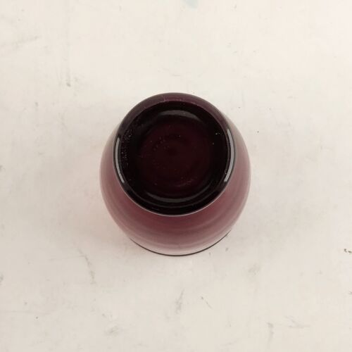 Set of 4 Anchor Hocking Royal Ruby 5 Oz Footed Juice Tumbler 3.75" Vintage