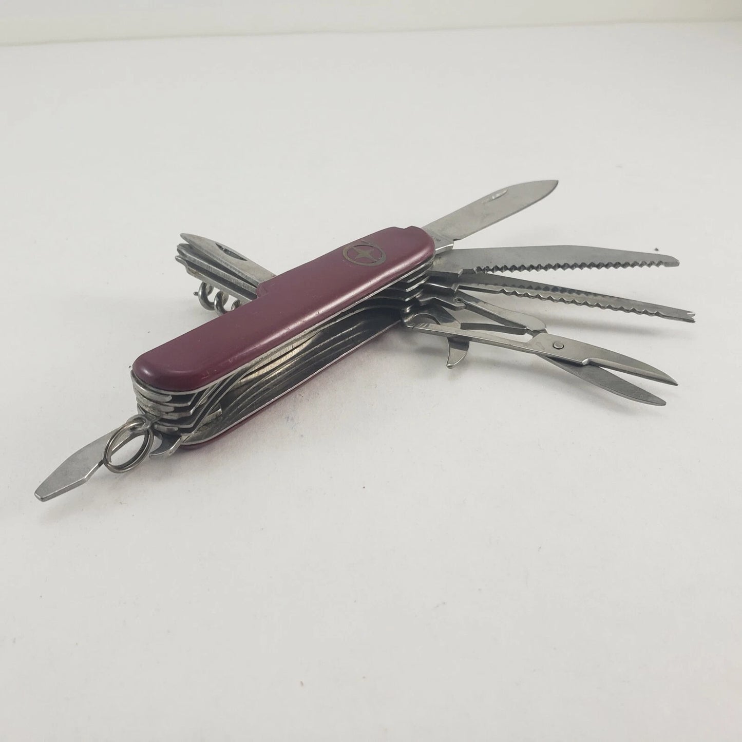 Red Army Style 12-in-1 Pocket Knife Multi Tool 3.5" Handle 2" Steel Blade China