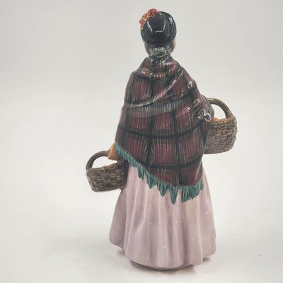 Royal Doulton HN1759 The Orange Lady Figurine Pink Tartan 1936