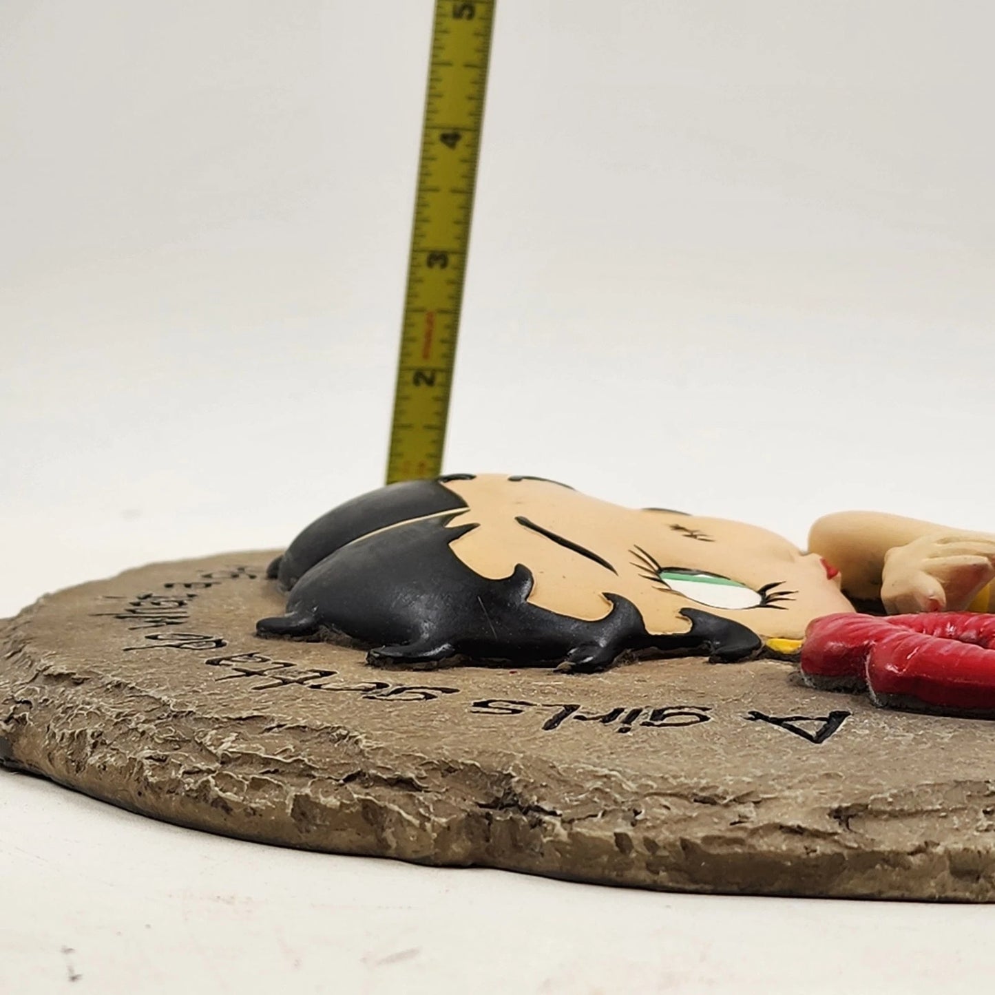 Betty Boop Stepping Stone Wall Plaque 10" A Girl’s Gotta Do What Girls Gotta Do"