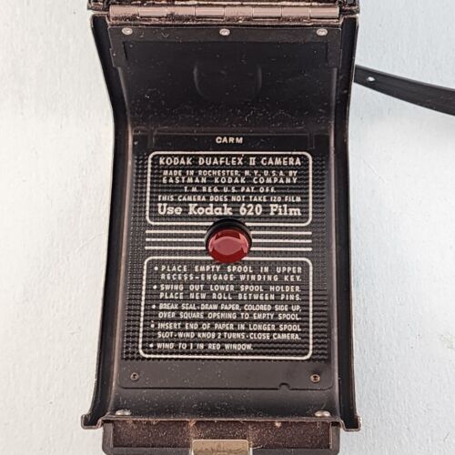 Kodak DuaFlex II Camera Flash Attachment Strap 1940's Shutter Operates Corrosion