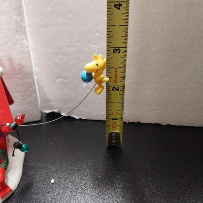 Dept 56 Peanuts "Getting Ready For Christmas" Figurine Snoopy Woodstock Box 3.5"