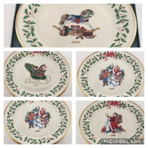 Lenox 1990's Annual Collector Holiday Plates Choice of 1st to 8th in Series NIB