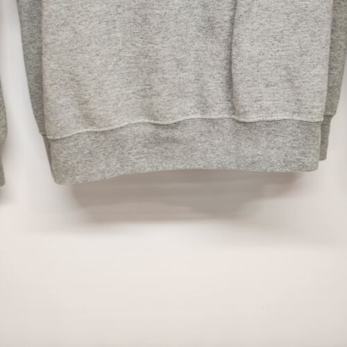 Fruit Of The Loom Gray Crewneck Sweatshirt Men's Large Plain Fleece Ragland