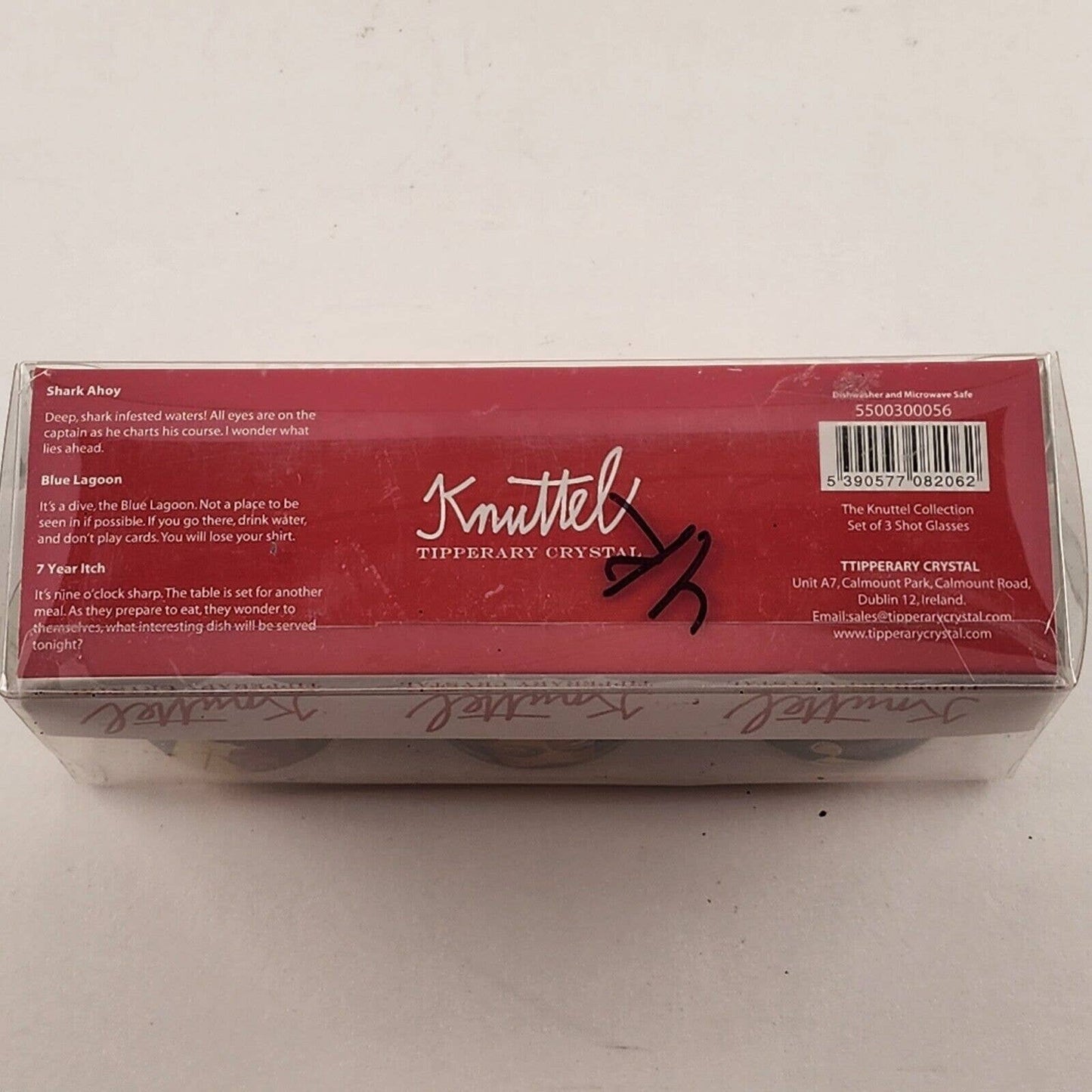 The Knuttel Collection Graham Knuttel Set of Three Painted Shot Glasses Ireland