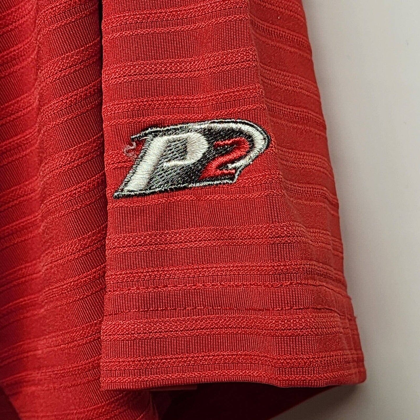Ohio State Buckeyes Men's SS Polo Golf Shirt Large Red Pro Player P2 Polyester