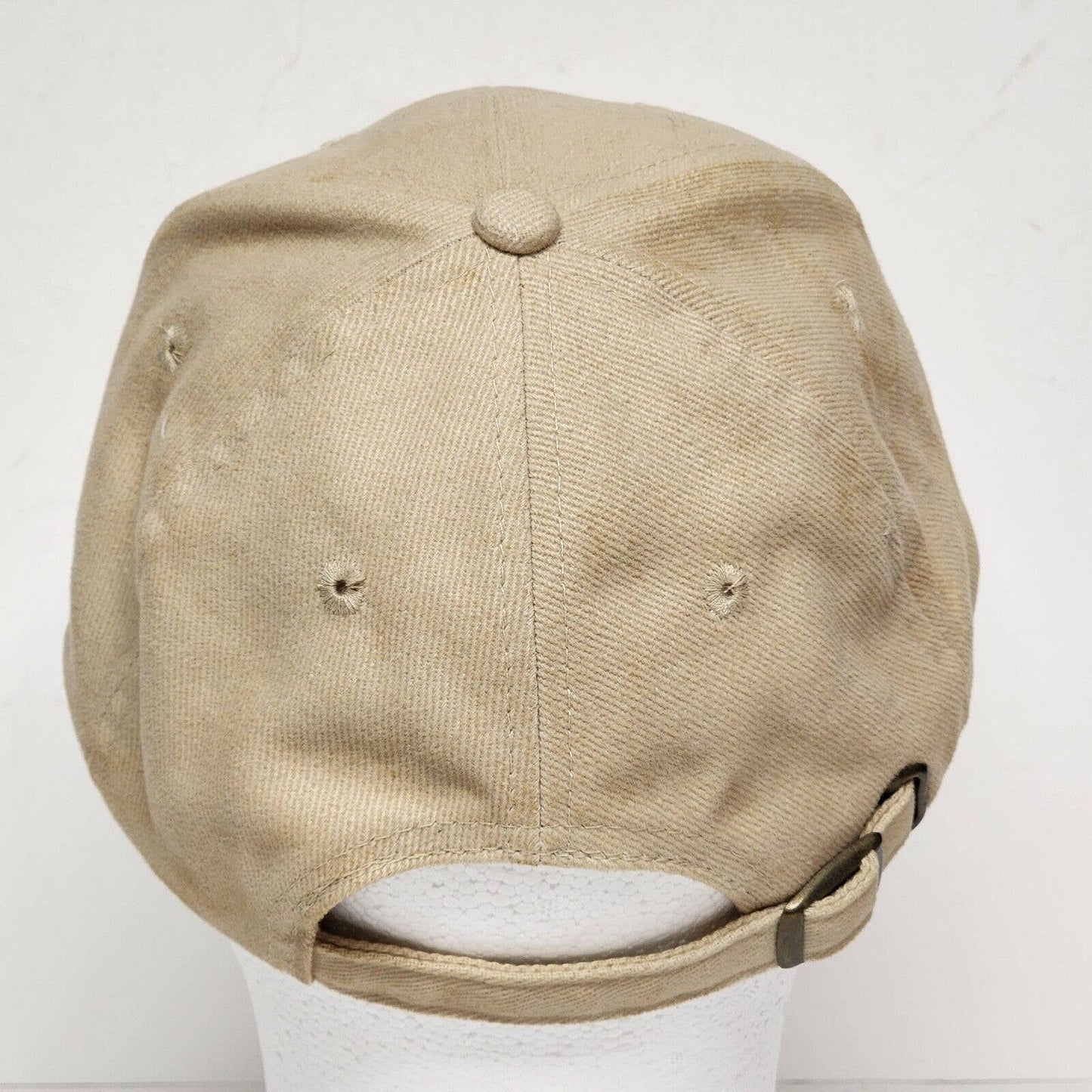 NWTF Turkey Call Television Advertising Strapback Hat by Empire Beige Cap Brim