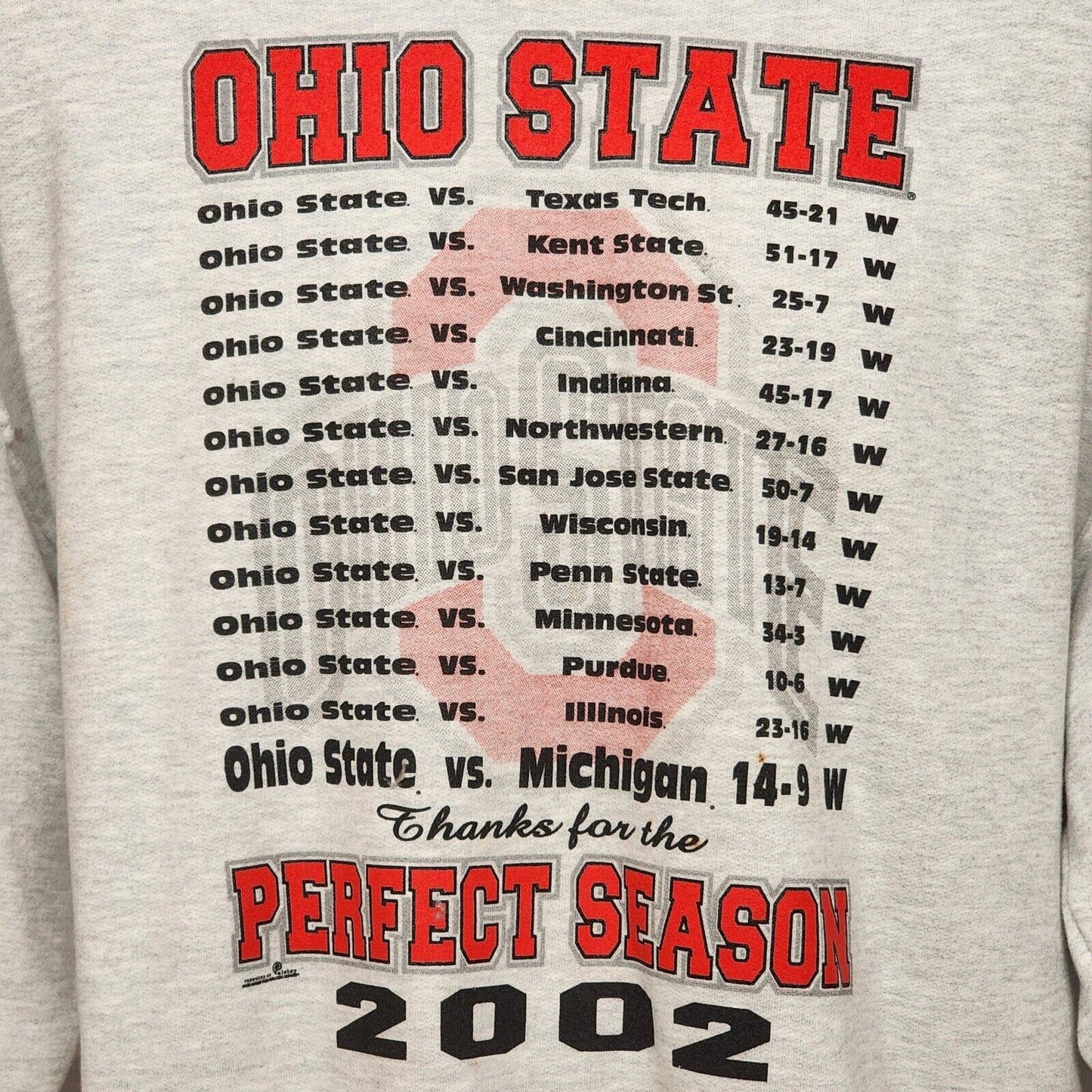 3 Shirts Large Ohio State Buckeyes 2002 National Champs Polo T-Shirt Sweatshirt