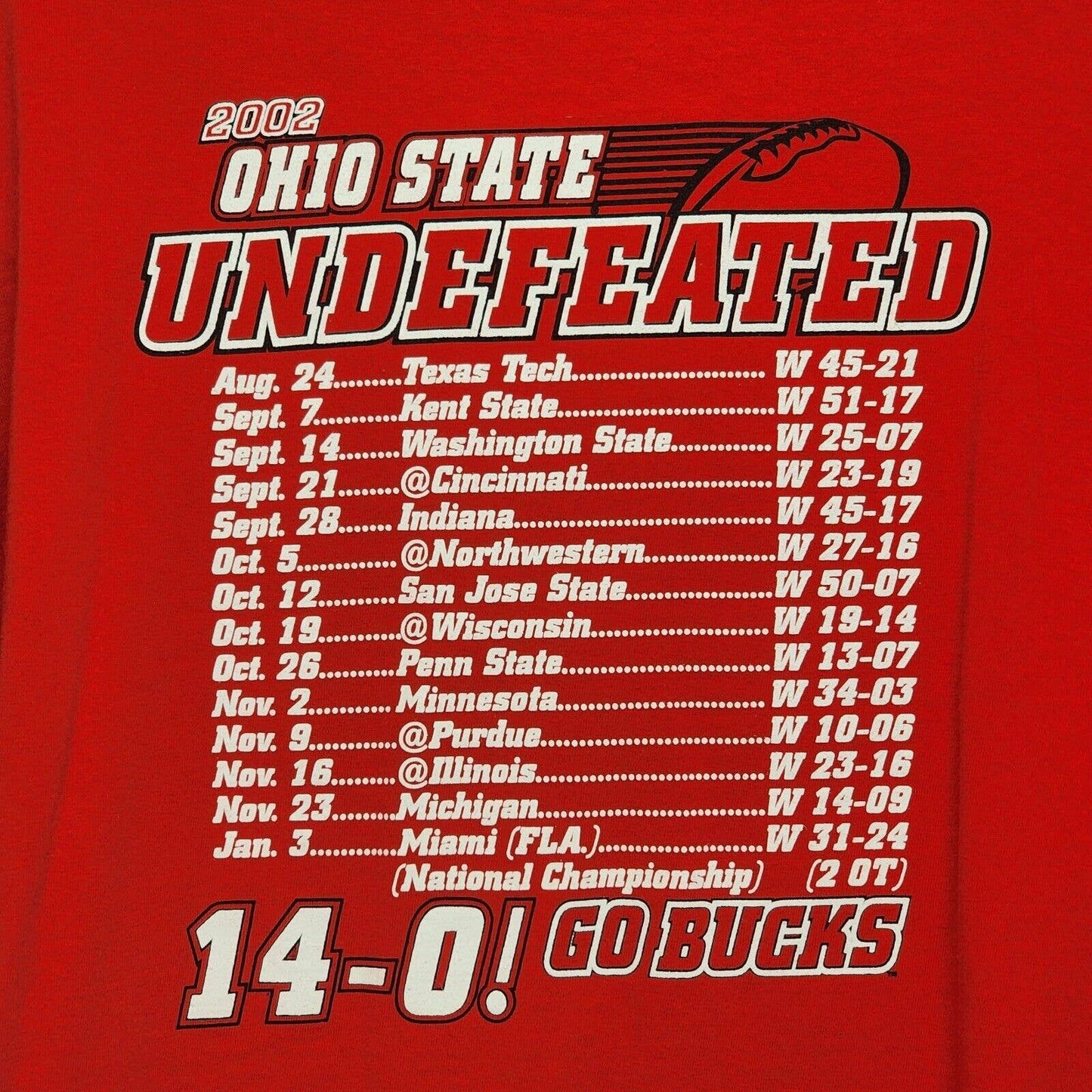 3 Shirts Large Ohio State Buckeyes 2002 National Champs Polo T-Shirt Sweatshirt