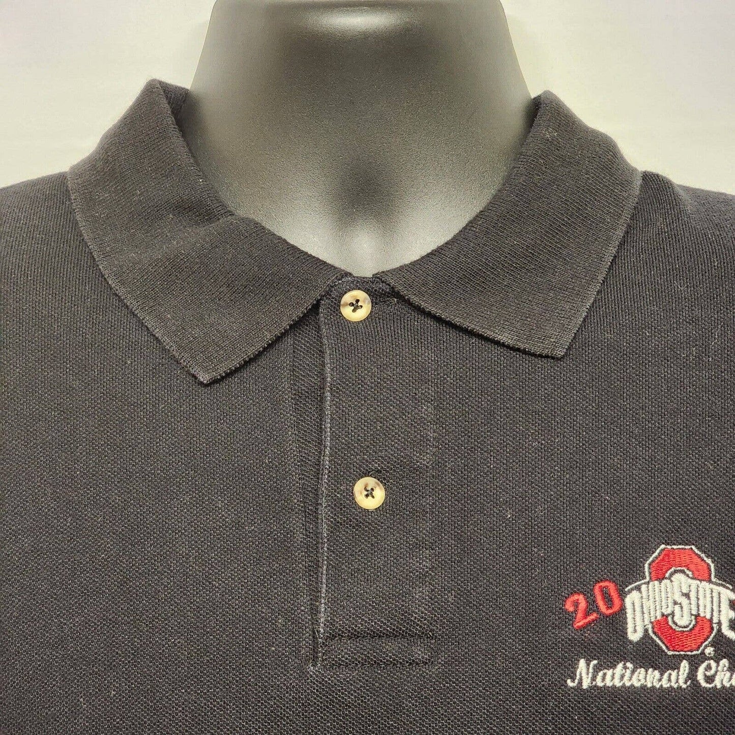 3 Shirts Large Ohio State Buckeyes 2002 National Champs Polo T-Shirt Sweatshirt