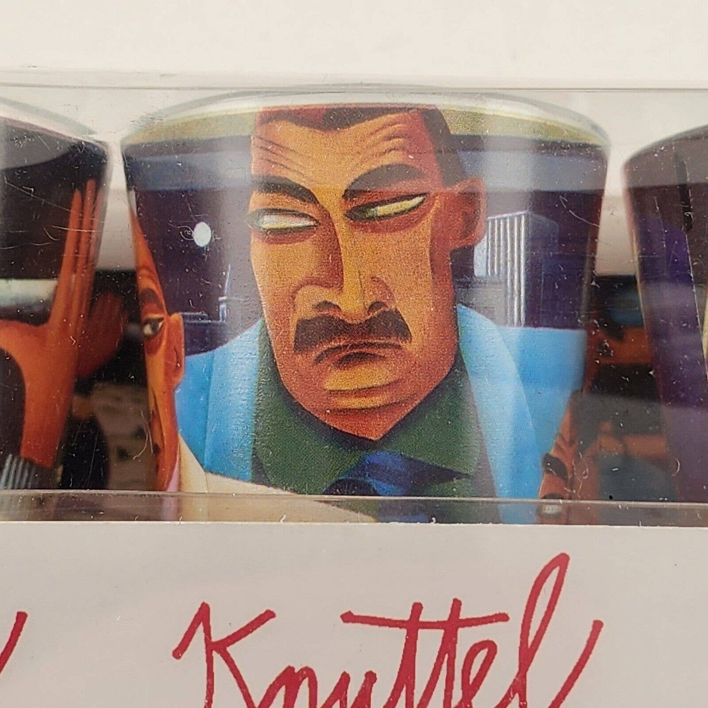 The Knuttel Collection Graham Knuttel Set of Three Painted Shot Glasses Ireland