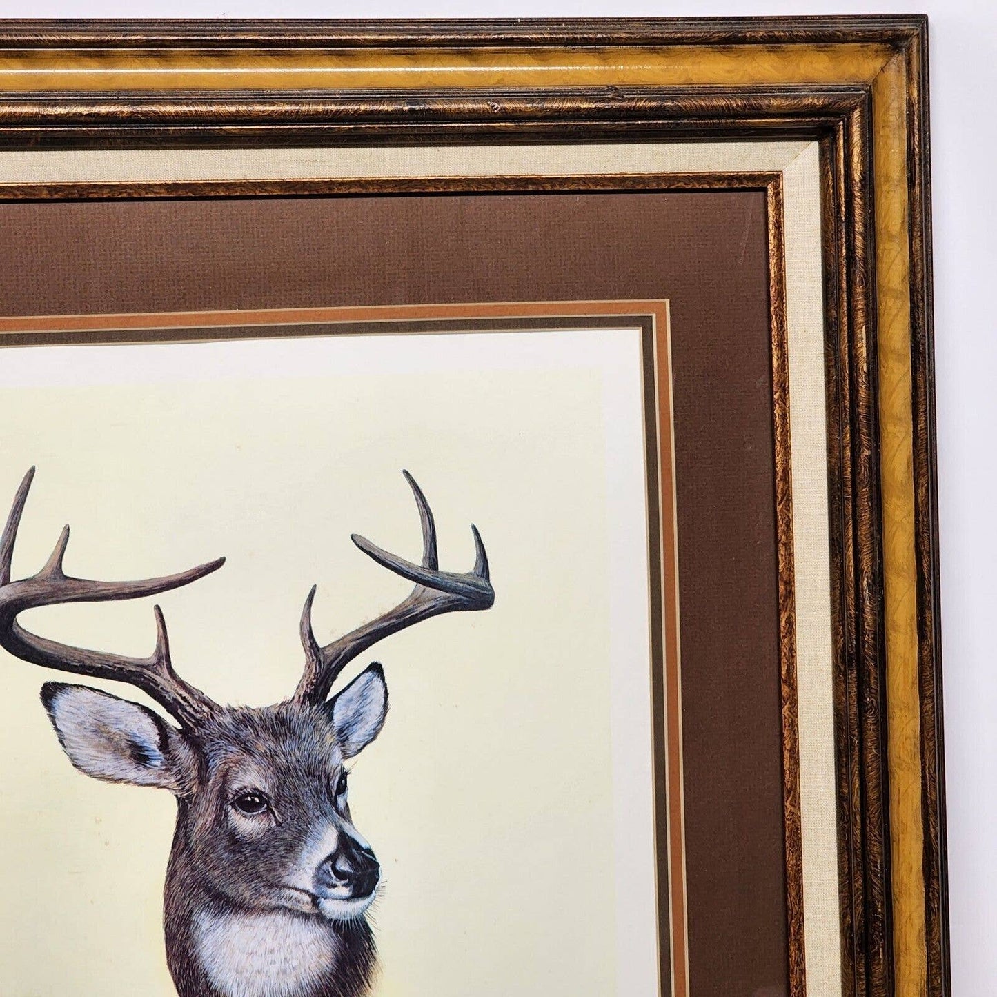 WOODLAND MONARCH by Ralph J McDonald '82 Numbered Signed Print Framed and Matted