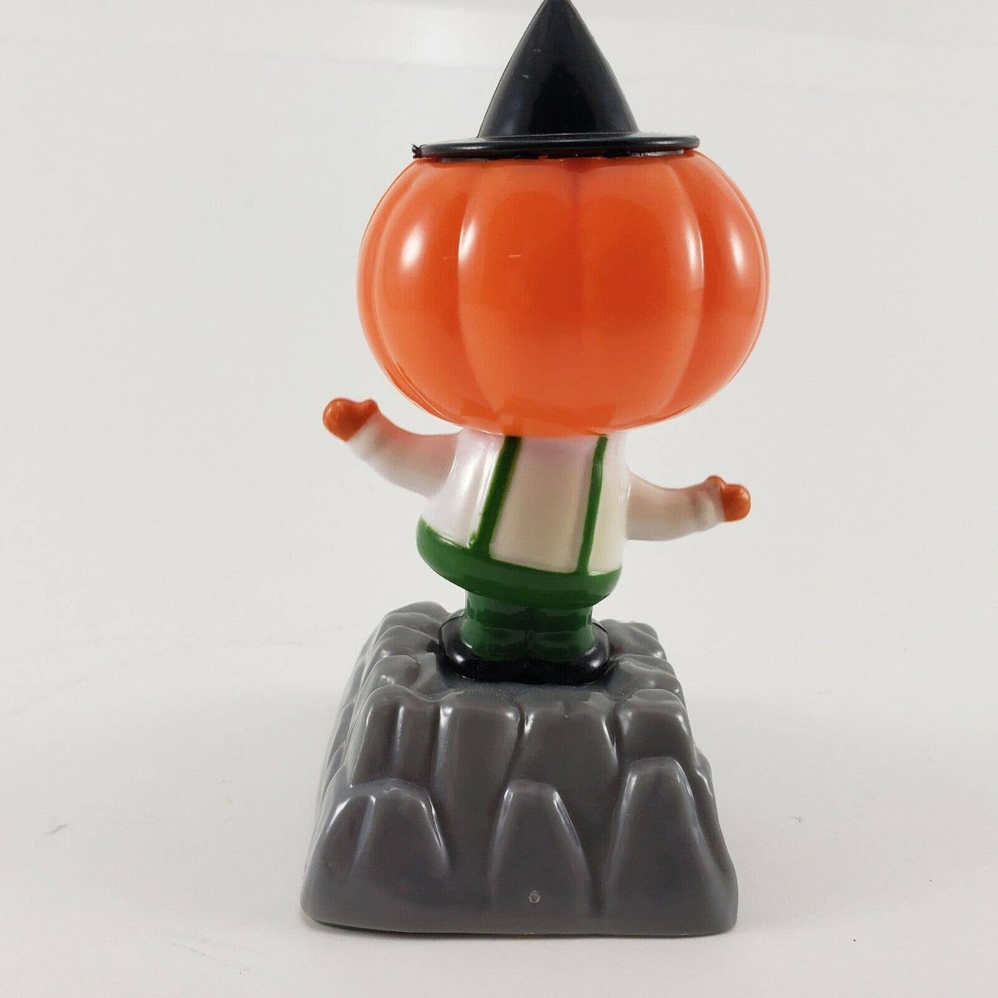 Solar Green Jeans Pumpkin Halloween Decoration 4" Tall Dancing Figure 2014 FSG