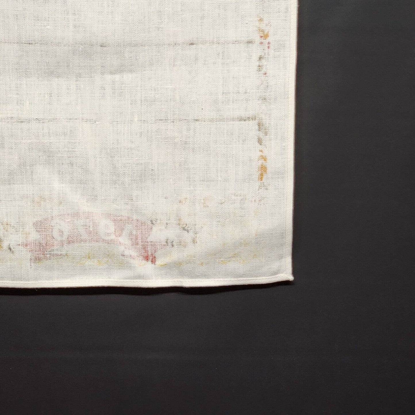 Country Cabinet with Spices 1976 Calendar Linen Kitchen Towel Vintage 27" x 16"