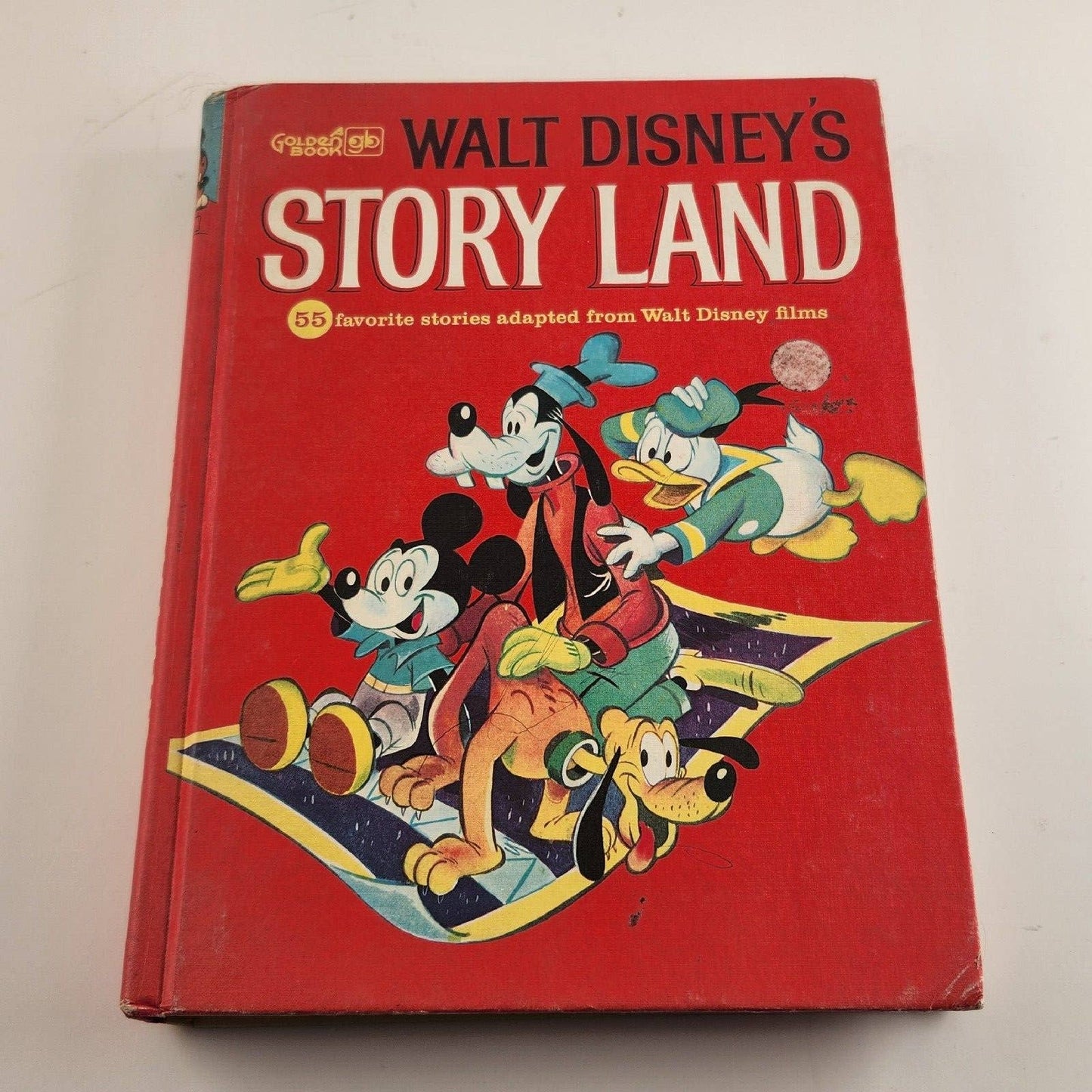 2 Vintage Disney Books DuckTales and Walt Disney's Story Land 55 Stories