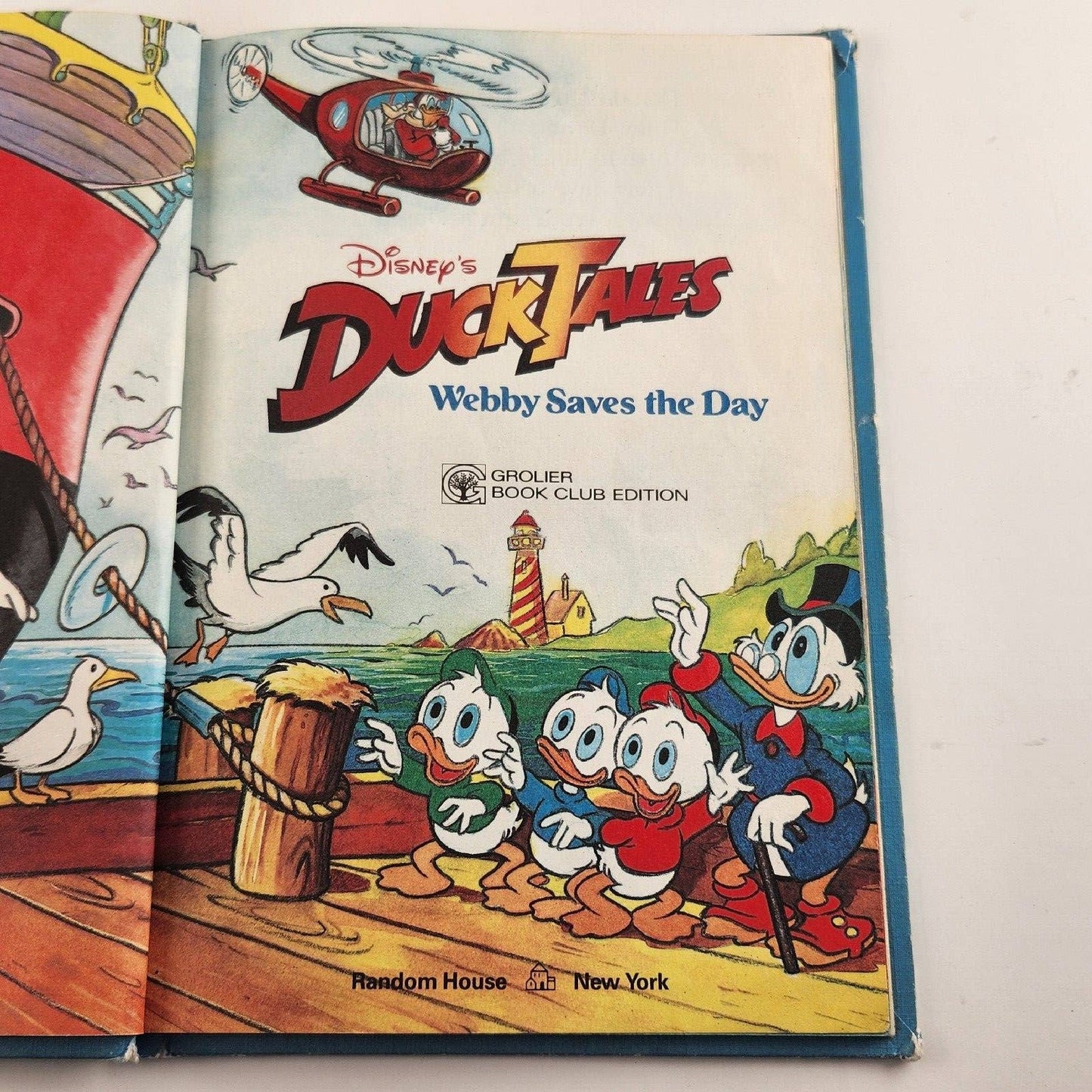 2 Vintage Disney Books DuckTales and Walt Disney's Story Land 55 Stories
