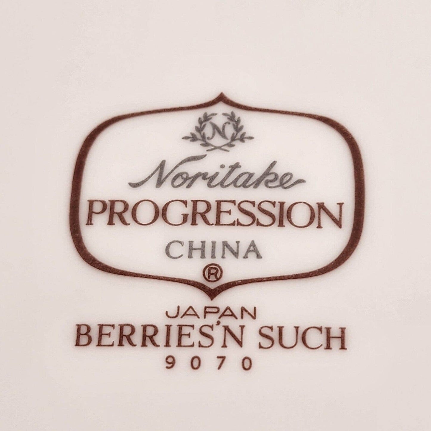 Noritake Progression Berries N Such One Salad Plate China Vintage 9070 Japan