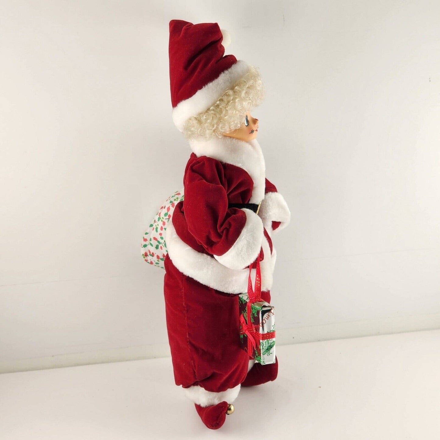 Brinn's Christmas Clown Doll Porcelain Head December 1988 A Jolly Season w Tags