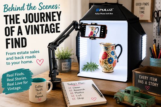 Ever Wonder What Happens Before a Vintage Item Reaches Our Shop?
