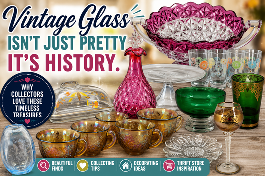 Vintage Glass Isn't Just Pretty—It's a Little Piece of History