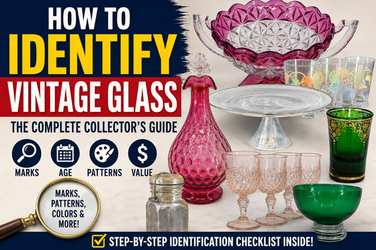 How to Identify Vintage Glass: A Guide to Patterns, Marks, Colors & Values