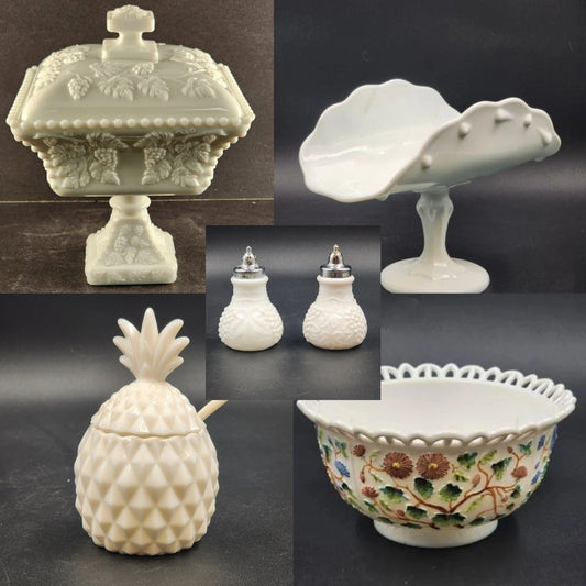 Let's Talk About Milk Glass: A Vintage Treasure with Timeless Charm