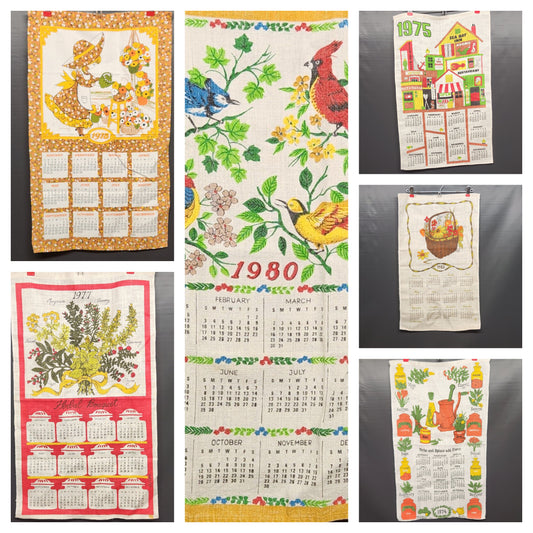 Timeless Treasures: Vintage Calendar Towels in Home Decor