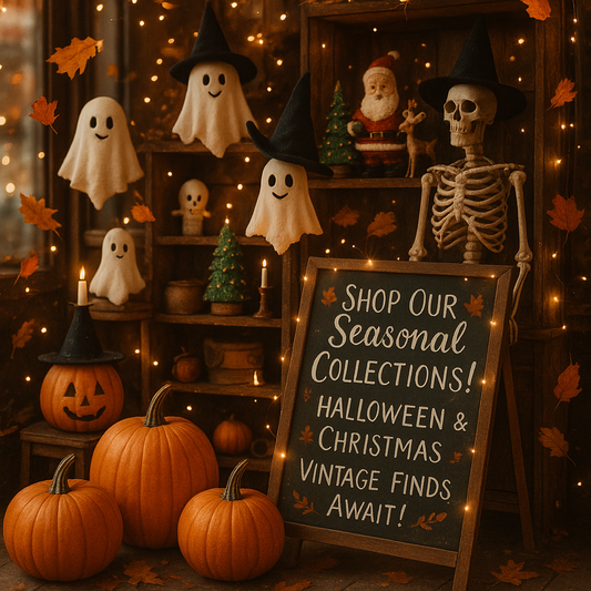 From Spooky to Sparkly: Vintage Finds for Halloween & Christmas