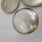 Stainless Steel Restaurant Plate liner Tray Serving Round Dish 3 Pc Silvertone