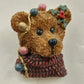 Boyds Bears Elliot and the Lights Resin Pin Brooch 1994 Bearwear Resin Christmas