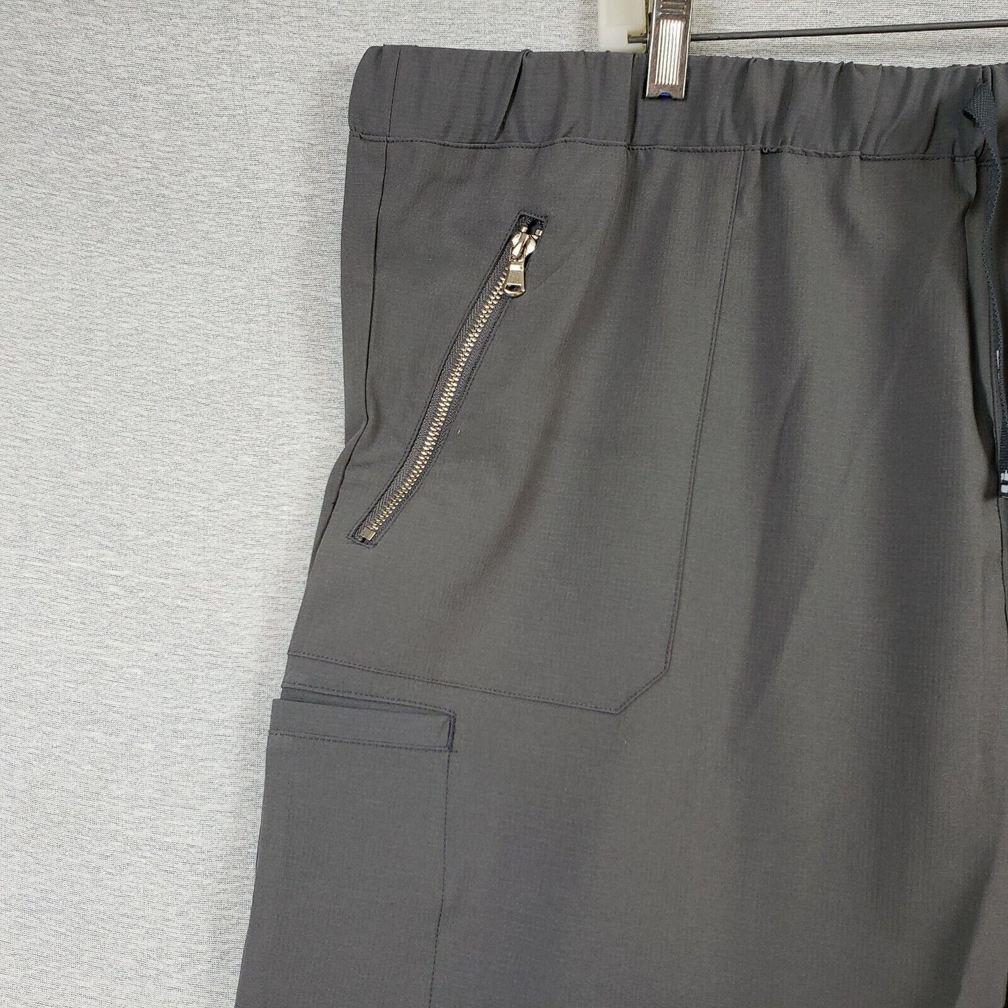 Medgear Material Girl Scrub Pants Womens 3XL Slim Leg Pewter NWT