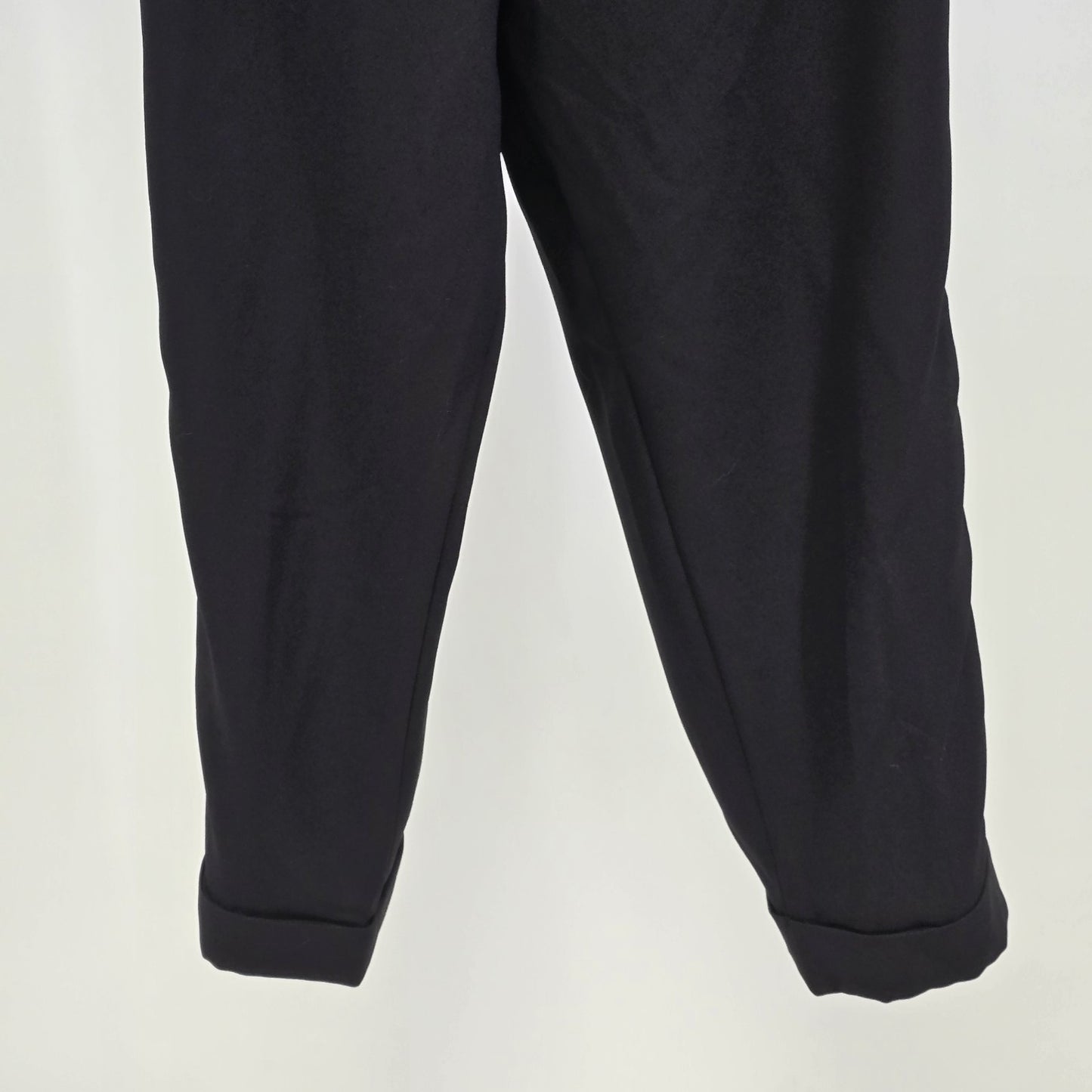 Knox Rose Gray Jogger Casual Cargo Pants Embroidered Floral Elastic Waist Large