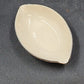 Lenox Olympia Vanity Trinket Dish Cream Oval Platinum Hand Trimmed 4" USA Vtg