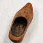 Hand Painted Single Dutch Wooden Clog Shoe Klomp Marked Holland Windmill Varnish