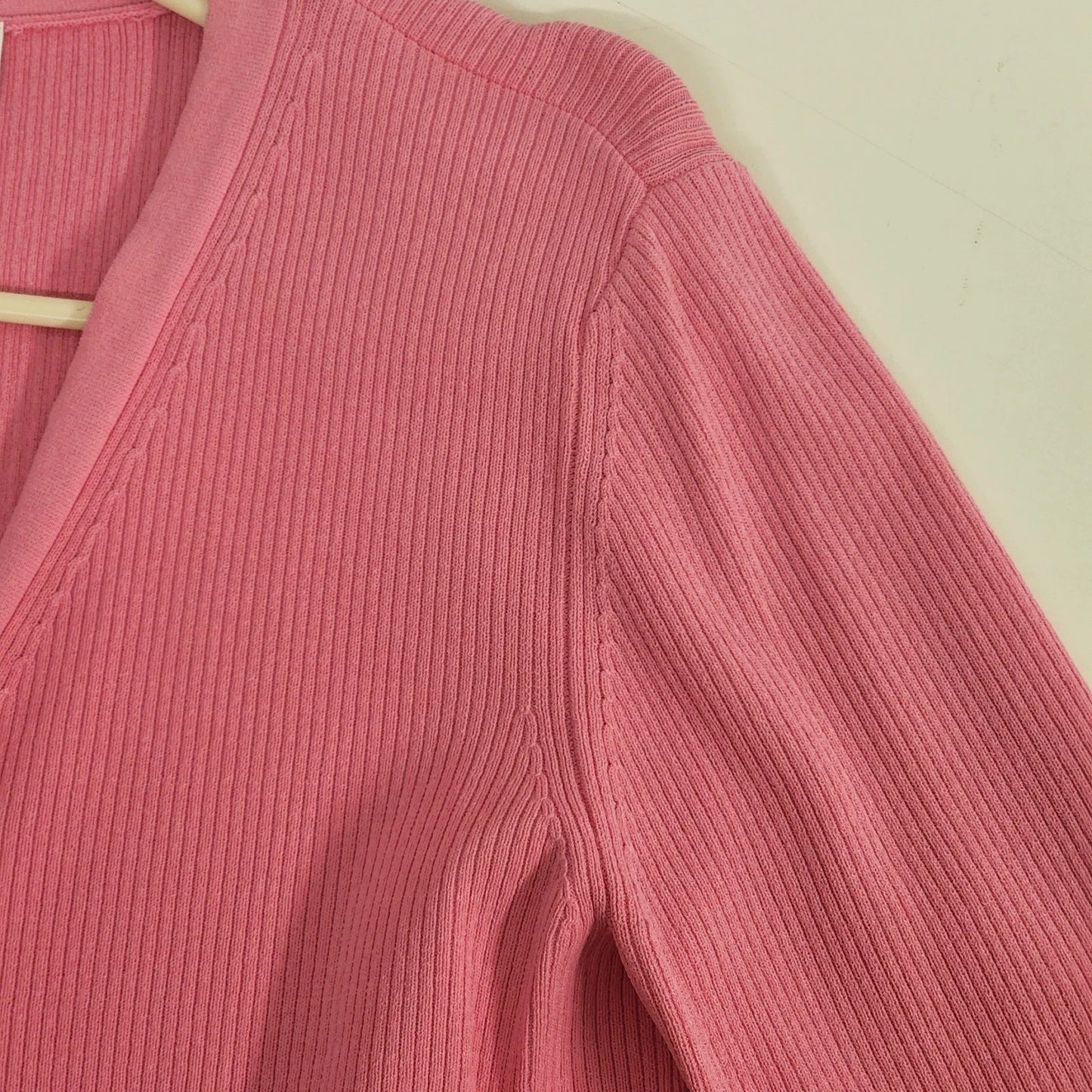 Talbots Pink Button Up Blouse Womens Small Long Sleeve