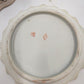 Embossed Ceramic Round Box w/ Lid Macau Pink Blue Floral Design 5"x2"