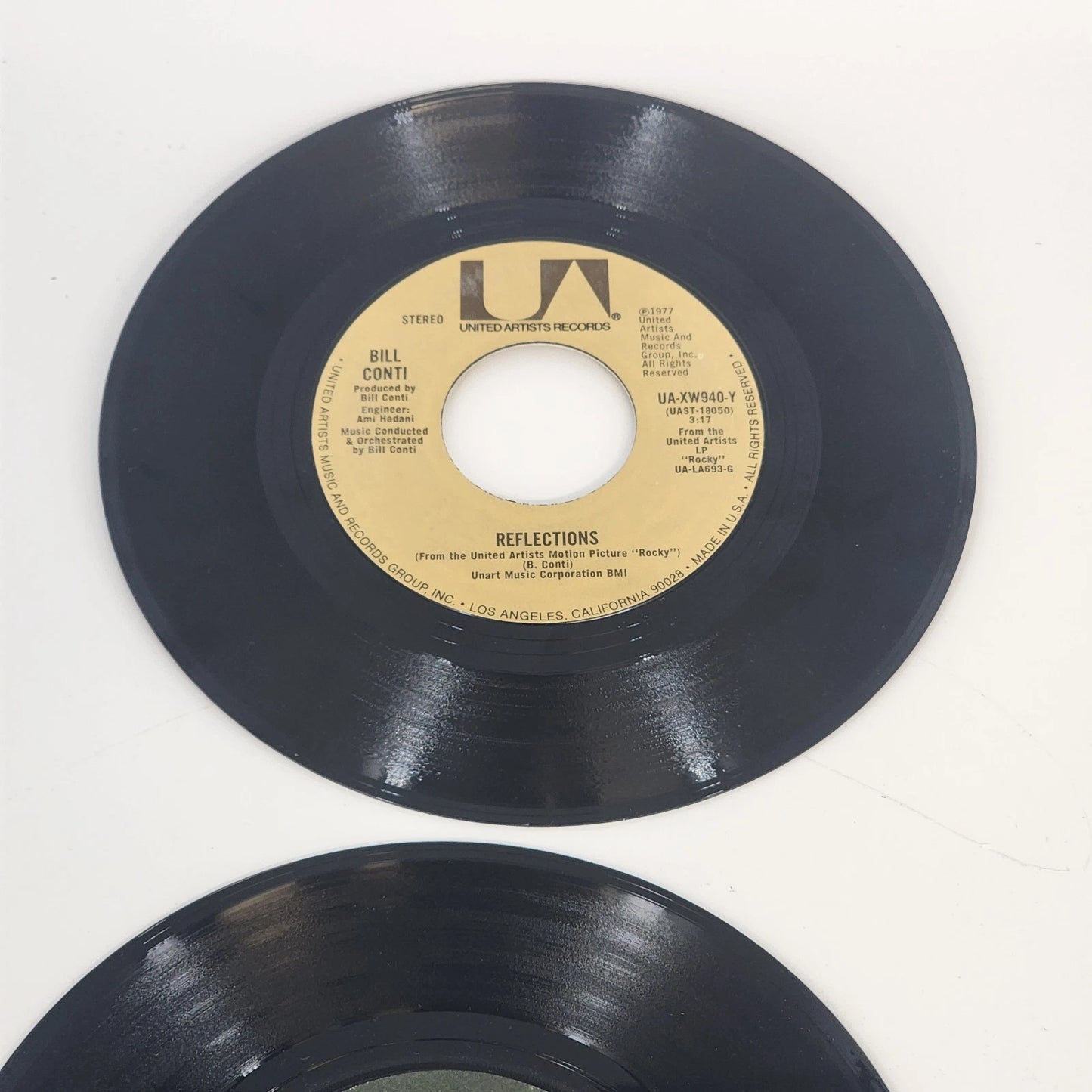 1970s 3-Pack 45RPM Vinyl Wings Guess Who Rocky Theme Records