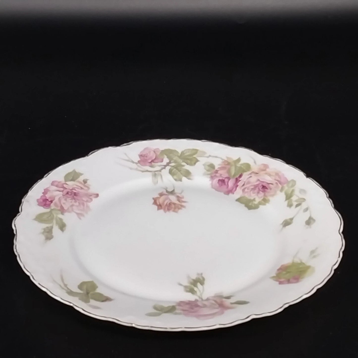 Rosenthal Monbijou Rose Bavaria Dinner Plate Pink Floral Gold