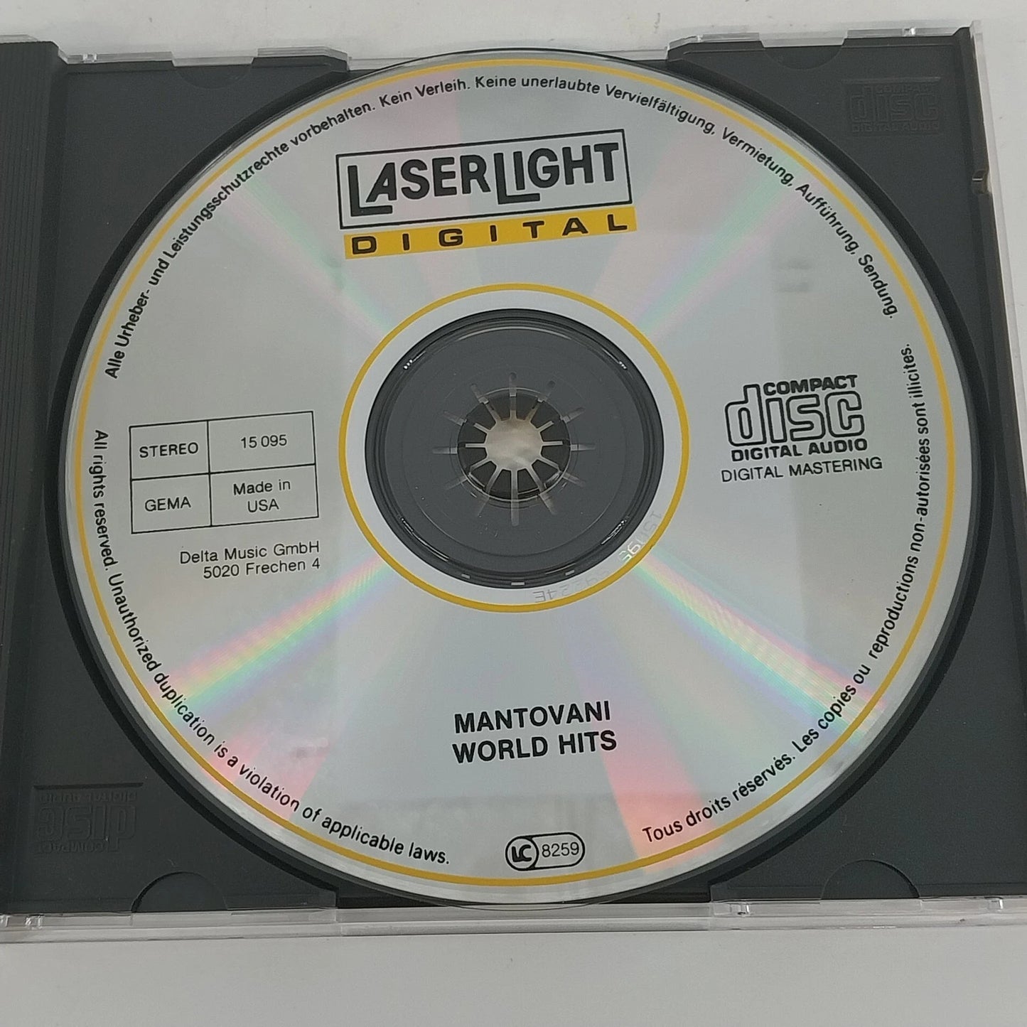 Mantovani World Hits Incomparable & Many Moods of Love 3 CD Orchestral 1991
