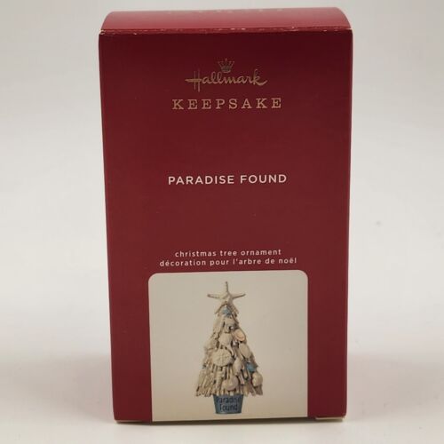 Hallmark Keepsake Christmas Ornament 2020 PARADISE FOUND Seashell Christmas Tree